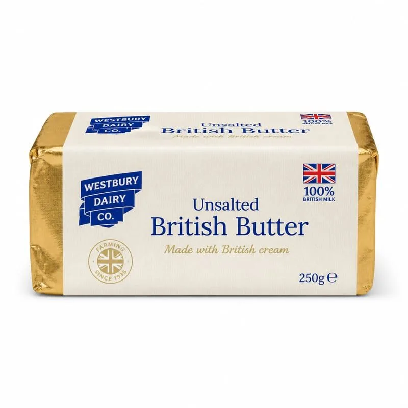 Butter Unsalted 250g
